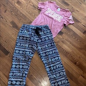PINK PJ set
